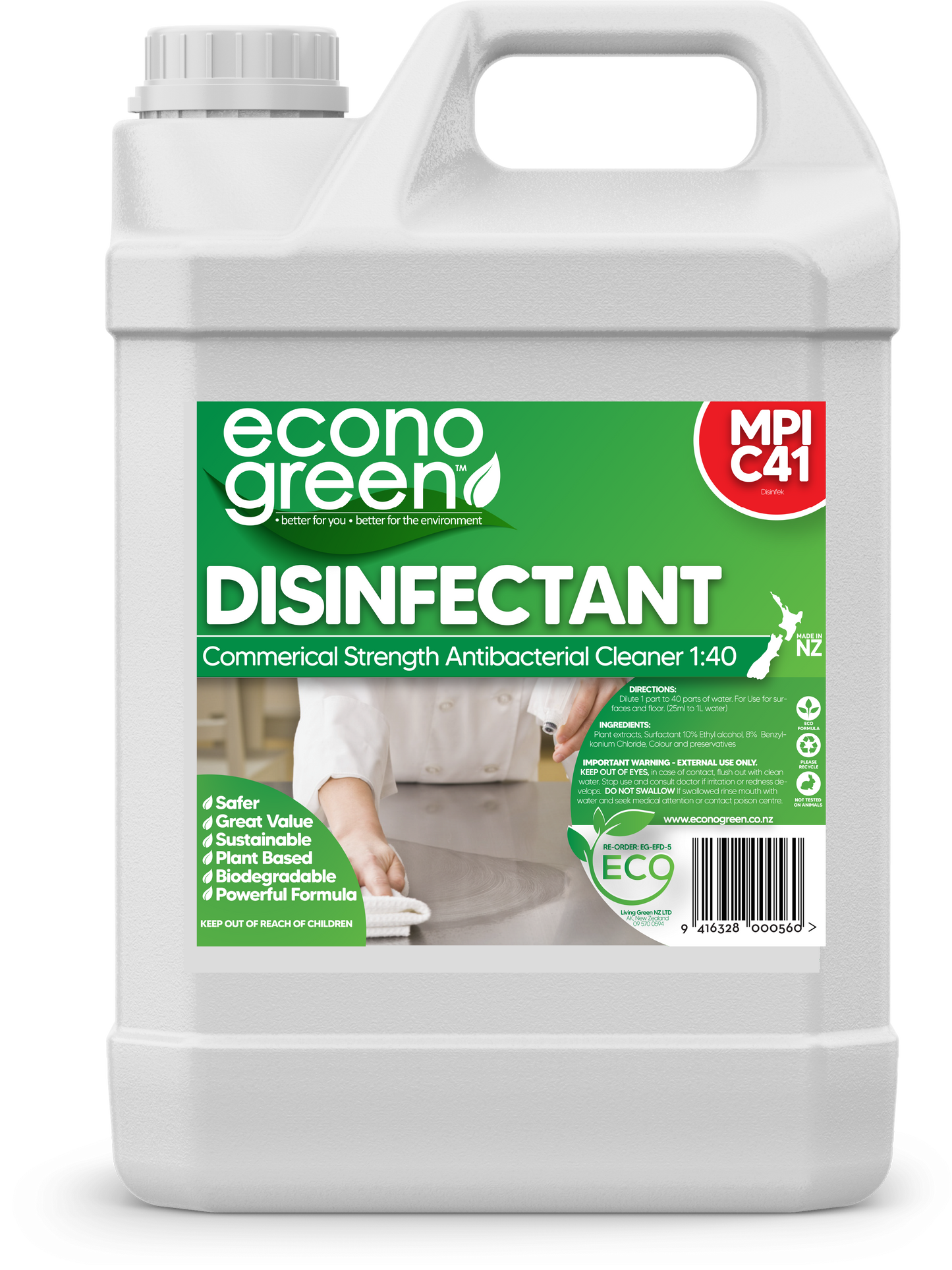 Commerical Strength Disinfectant